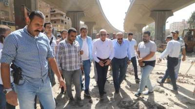 محافظ الجيزة: إنجاز 80 % من أعمال تغطية ترعة المريوطية بين شارعى الهرم والملك فيصل