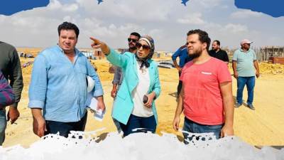 أسماء مخلوف تتفقد وحدات سكن لكل المصريين بمدينة السويس الجديدة