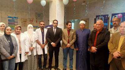 «رئيس جهاز النوبارية الجديدة» يثني على الفرق الطبية بعد نجاح حملة تطعيم شلل الأطفال بالمدينة