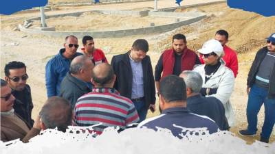 أحمد مصطفى يتفقد سير العمل بمشروع «جنة زايد».. ويشدد على المقاولين بسرعة الإنتهاء