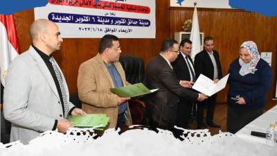 إجراء القرعة العلنية لوحدات سكان جزيرة الوراق البديلة بحدائق أكتوبر وأكتوبر الجديدة