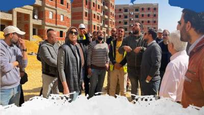 أسماء مخلوف تتفقد مشروع سكن كل المصريين بالسويس الجديدة