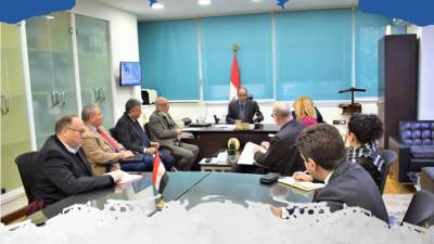 نائب وزير الإسكان يبحث مع ممثلي بنك الاستثمار الأوروبي موقف المشروعات المشتركة