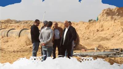 أحمد عمران يتفقد محطات رفع مياه الشرب والصرف الصحي بالعاشر من رمضان