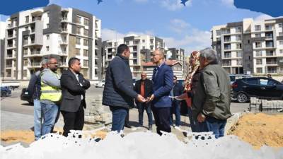 «الغيطي» يواصل جولاته التفقدية بالقاهرة الجديدة لمتابعة سير العمل بالمشروعات