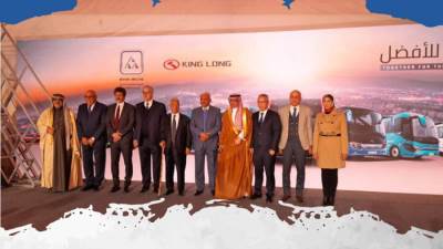 عبد المطلب ممدوح يفتتح مصنع تجميع حافلات النقل بمدينة السويس الجديدة