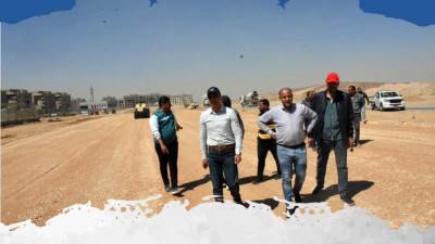 عبد الرؤوف الغيطي يتفقد محاور الطرق  وأعمال المرافق الجارية بمدينة القاهرة الجديدة