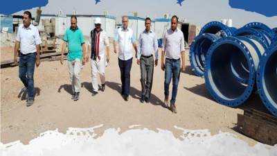 كمال بهجات يتفقد سير العمل بمشروعات المرافق والتطوير الجارية بمدينة بدر