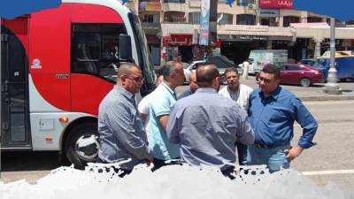 «رشاد» يتفقد خط سير«أتوبيسات» جديد لربط محطة القطار الكهربائي بمختلف مناطق العبور