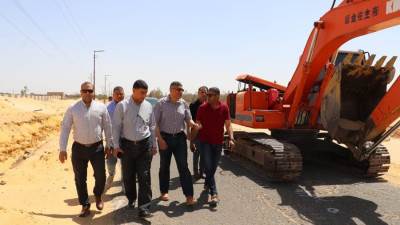 "النجار" يتفقد آخر مستجدات الأعمال بمنطقة الحزام الأخضر بمدينة ٦ أكتوبر