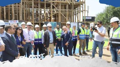 بعثة البنكين الدولي والأسيوي تتفقد مشروعات الصرف الصحي بقرى محافظة الغربية 