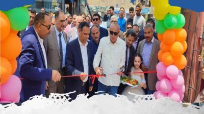 عبد المطلب ممدوح يفتتح السوق النموذجية بمدينة بدر بإجمالي  138 محلاً تجارياً
