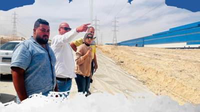 أسماء مخلوف تتفقد أعمال المرافق والزراعة الجارية بمدينة السويس الجديدة