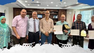 «راندة ومحمد وطلبة».. رئيس جهاز القاهرة الجديدة يكرم الموظفين المثاليين عن شهر مايو