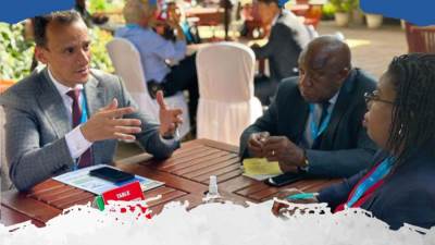 عبد الخالق إبراهيم يلتقى نائبة وزير الإسكان الموزمبيقى لبحث سبل التعاون 