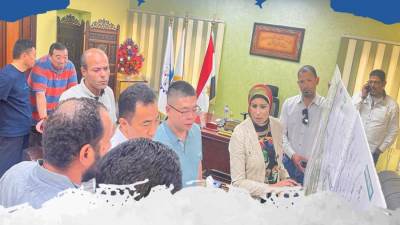 وفد من شركة cscec الصينية يزُور مدينة السويس الجديدة لبحث فرص الاستثمار