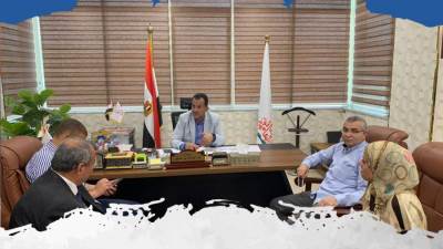 البنك الأهلي يعاين قطع أرض تكون فرعًا له بمدينة حدائق العاصمة