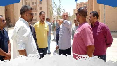 مصطفى السعيد يتفقد أعمال التطوير بعددٍ من مناطق مدينة 15 مايو