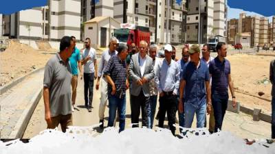 وزير الإسكان يتابع الموقف التنفيذى للمرحلة الثانية بسكن موظفي العاصمة الإدارية ببدر