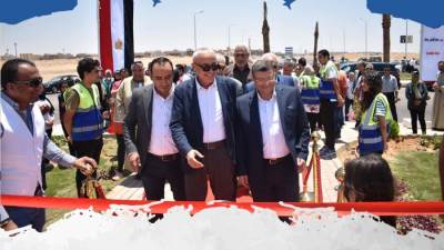 افتتاح ميدان 30 يونيو أحدث الميادين المنفذة بمدينة الشروق