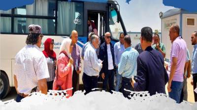 «ممدوح وبهجات» يتفقدان محطة رفع مياه بدر وأعمال تطوير الطرق بالمدينة