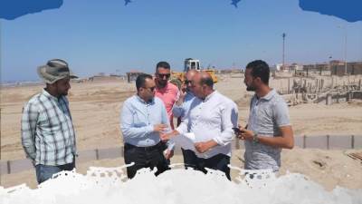 رئيس جهاز دمياط الجديدة يتابع معدلات تنفيذ شاطئ «قادرون» لذوي الهمم