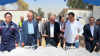 وزير الإسكان يزور عدداً من المشروعات بالعاصمة العراقية بغداد