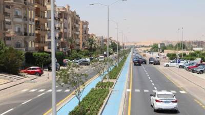 "النجار" يكشف عن الإنتهاء من تطوير طريق الحوفي بمدينة ٦ أكتوبر