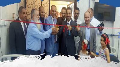 أحمد إسماعيل وقيادات المدينة يشاركون في افتتاح وحدة الغسيل الكلوي بمستشفى النوبارية المركزي