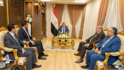 "وزير الإنتاج الحربي" يستقبل مسؤول شركة الخليج للمصاعد الكهربائية