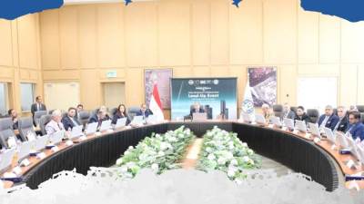 وزير المالية يجري حوارًا مع رواد القطاع الخاص وممثلي البنك الآسيوي للاستثمار في البنية التحتية
