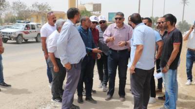 "النجار" يتفقد المشروعات الجاري تنفيذها بمدينة ٦ أكتوبر.. واستكمال حملات الإزالة لمخالفات كارما سيتي 