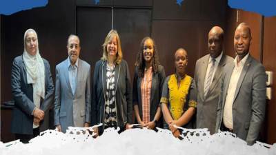 مي عبد الحميد تستعرض مع وفد كينيا التجربة المصرية في توفير المسكن الملائم للمواطنين 