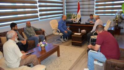 أحمد مصطفى يلتقي أصحاب أراضي التقنين بالشيخ زايد.. وقرعة علنية للمحال التجارية