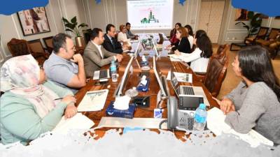 مسئولو الإسكان والبنك الأوروبي يستعرضون خطة عمل التحول الأخضر لمدينة 6 أكتوبر