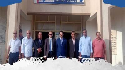 رئيس جهاز النوبارية الجديدة يزور عدد من المدارس بالمدينة ويقدم التهاني ببدء العام الدراسي