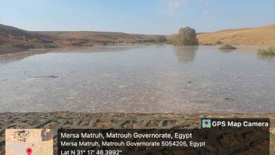 الري: أعمال الحماية ساهمت في حماية مدينة مطروح من ضررالسيول الاخيرة