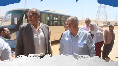 بحث إعادة تخطيط محاور الخدمات ومستويات الإسكان بالعاشر من رمضان