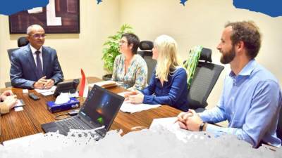 نائب وزير الإسكان يلتقي ممثلي بنك الاستثمار الأوروبي لمناقشة موقف تقدم الأعمال