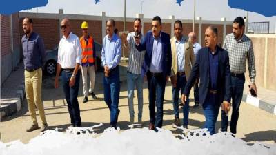 أشرف محمود يتفقد أعمال المرافق والطرق بمدينة بدر