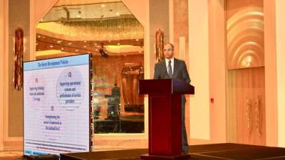 نائب وزير الإسكان يشارك في افتتاح الملتقي الثاني للبحث العلمي في مجال المياه