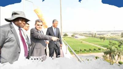 وزير البنية الأساسية بزامبيا ورئيس «الجهاز التنفيذي لمياه الشرب» يتفقدان محطة الجبل الأصفر