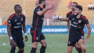 الأهلي يفوز على سيراميكا  ويحتل المركز الثاني في جدول الدوري