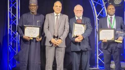 وزير الموارد المائية والرى ورئيس مجلس وزراء المياه الأفارقة يشارك في "المؤتمر الافريقي السابع للصرف الصحي والنظافة العامة" بدولة ناميبيا