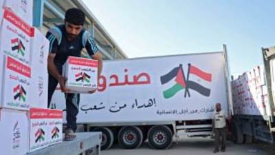 103 طائرات تقل مساعدات إغاثية تم إدخالها إلى غزة