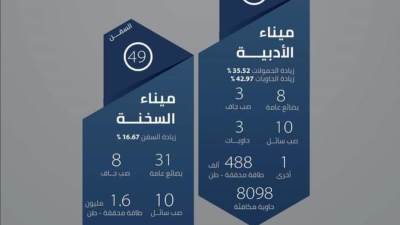 اقتصادية قناة السويس.. 74 سفينة متنوعة بحمولات  2 مليون طن بموانئ الجنوبية