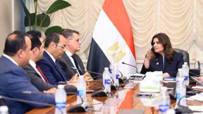 وزيرة الهجرة تستقبل رئيس اتحاد شباب المصريين بالخارج