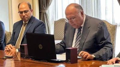 شكري  يشارك في اجتماع مجلس السلم والأمن الأفريقي حول السودان