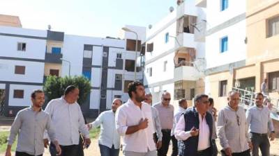 المهندس ياسر عبدالحليم رئيس جهاز مدينة السادات يوجه بسرعة إزالة الإشغالات