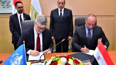 مذكرة تفاهم بين "الطيران المدني" ومنظمة "إيكاو" لإعادة هيكلة المجال الجوي المصري